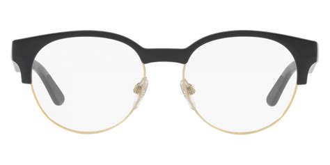 Burberry™ BE2261 3001 50 Black/Light Gold Eyeglasses